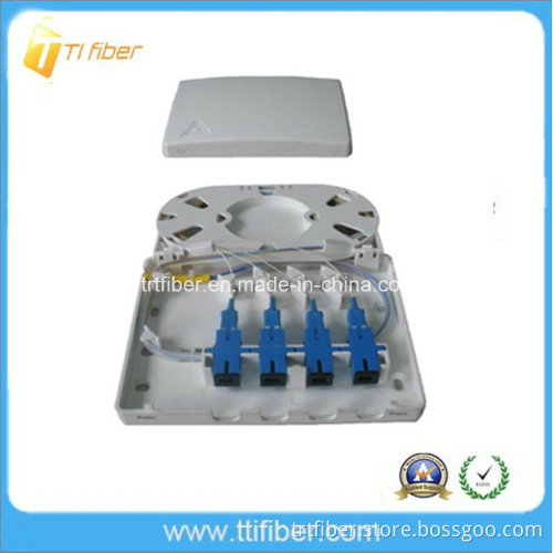 FTTH Customer Sc 4 Port Fiber Optic Terminal Box/Patch Panel